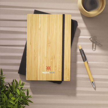Logotrade firmakingid pilt: Bamboo Journal palja seljaga paberist märkmik A5