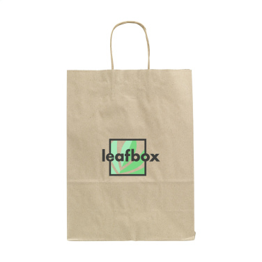 Logo trade reklaamkingituse pilt: Leaf It Bag Lai taaskasutatud rohupaber (90 g/m²) M