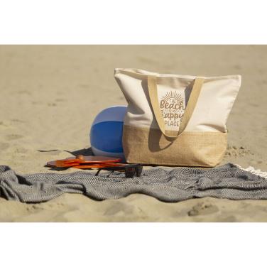 Logo trade reklaamkingi pilt: Cancun Beachbag orgaaniline puuvill (320 g/m²)