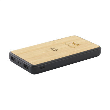 Logotrade firmakingitused pilt: Boru Bamboo RCS taaskasutatud ABS Powerbanki juhtmeta laadija