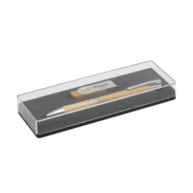 Logotrade firmakingid pilt: Bambusesr Connect kinkekomplekt mälupulgaga 8 GB