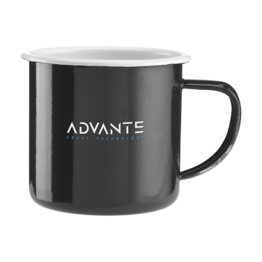 Logotrade ärikingituse foto: Retro emailiga kruus 350 ml