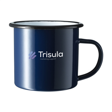 Logo trade ärikingid foto: Retro emailiga kruus 350 ml