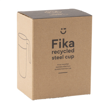Logo trade reklaamtoote pilt: Fika RCS Recycled Steel Cup 400 ml termotass