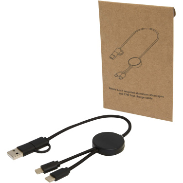 Logotrade ärikingid pilt: Citala 5-in-1 taaskasutatud plastist 30 cm kiirlaadimiskaabel