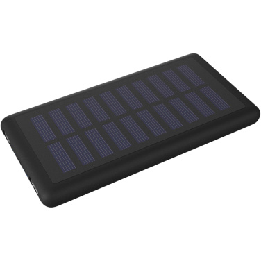 Logo trade reklaamtoote pilt: SCX.design P30 8000 mAh valgustusega päikesepatareiga akupank