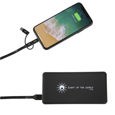 Logotrade reklaamtooted pilt: SCX.design P30 8000 mAh valgustusega päikesepatareiga akupank