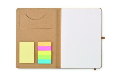 Logo trade ärikingituse pilt: STICKNOTE taaskasutatud paberist A5 märkmikukomplekt
