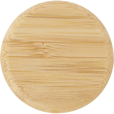 Logotrade meene foto: Porto 500 ml klaasist veepudel bambusest korgiga