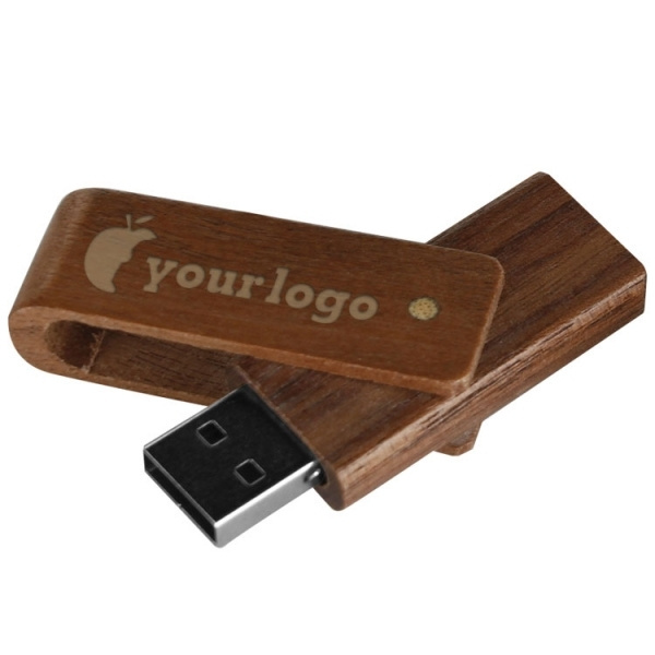 Logotrade reklaamkingitused pilt: Puidust USB-mälupulk