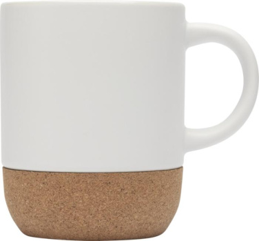 Logotrade reklaamtoote foto: Billie 300 ml keraamiline sublimatsioonikruus korkdetailidega