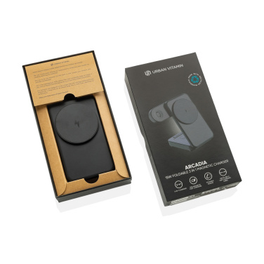 Logotrade reklaamkingitused pilt: Urban Vitamin Arcadia RCS plastikust 15W 3in1 magnetiline laadija