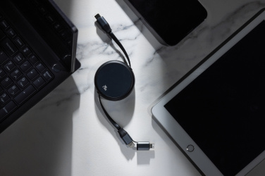 Logotrade meened pilt: Terra RCS alumiiniumist sissetõmmatav 240W 2-in-1 kaabel