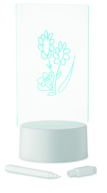 Logo trade reklaamkingid foto: LEDMEMO valgustatud LED-märkmetahvel