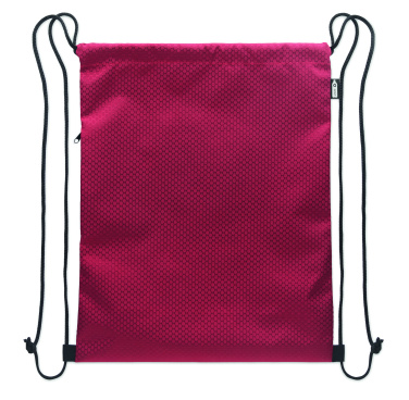 Logotrade ärikingituse foto: DAYKIT 420D RPET-ist pingutusnööriga kott