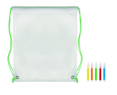 Logotrade firmakingi foto: Lausriidest lastekott pastakatega