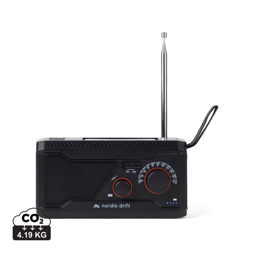 Logotrade reklaamkingid pilt: Nordic Drift Titan IPX4 multifunktsionaalne raadio 4000mah