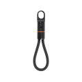 Nordic Drift Everest USB-C 60W kiirlaadimisega karabiinkaabel, must
