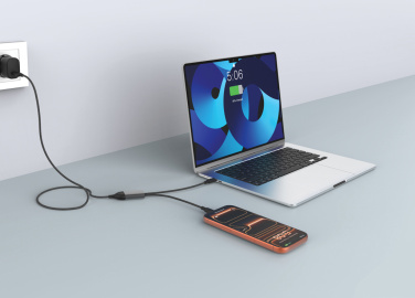 Logo trade reklaamtoote pilt: Terra 100W RCS kahekordne USB-C väljundkaabel