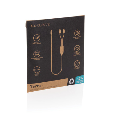 Logotrade ärikingid pilt: Terra 100W RCS kahekordne USB-C väljundkaabel