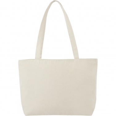 Logotrade mainostuote tuotekuva: Ningbo vetuketjullinen kauppakassi, 320 g/m² 15L
