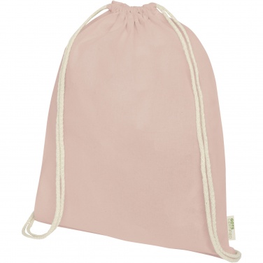 Logotrade mainoslahjat kuva: Orissa 100 g/m² organic cotton drawstring bag 5L