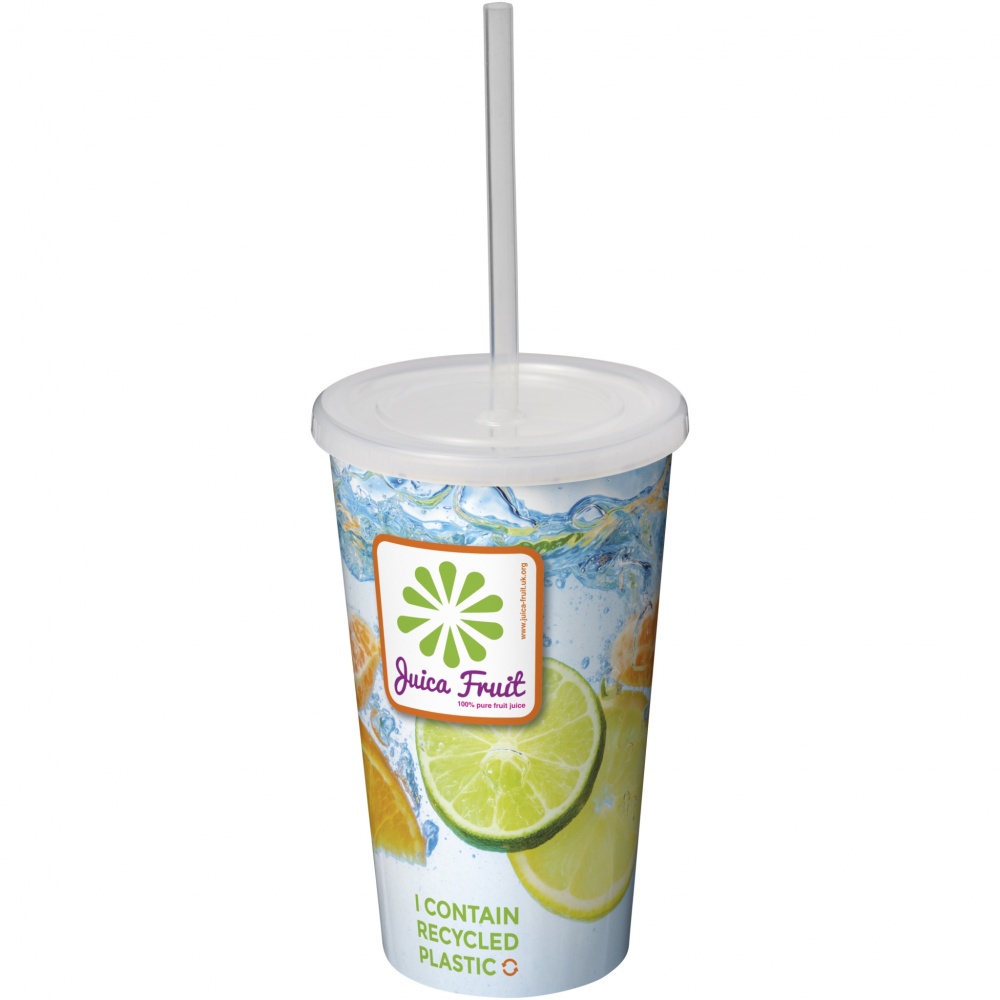 Logo trade mainostuote kuva: Brite-Americano® 350 ml kaksiseinäinen stadium-muki