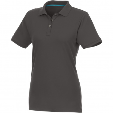 Logo trade mainoslahjat tuotekuva: Beryl short sleeve women's organic recycled polo