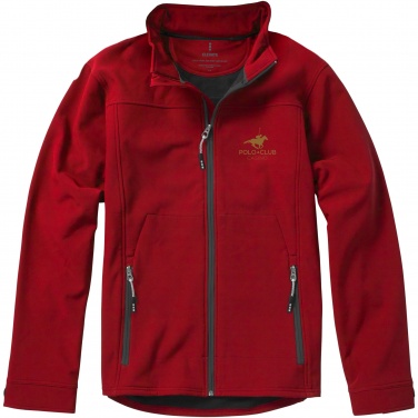 Logotrade mainostuote tuotekuva: Langley miesten softshelltakki