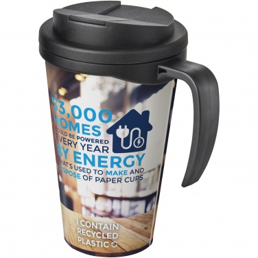 Logo trade liikelahja mainoslahja tuotekuva: Brite-Americano® Grande 350 ml muki, läikyttämätön kansi