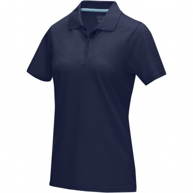 Logo trade liikelahja mainoslahja tuotekuva: Graphite short sleeve women’s organic polo