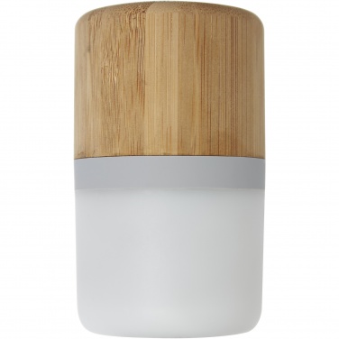 Logo trade mainostuote kuva: Aurea Bluetooth® -kaiutin valolla, bambua 