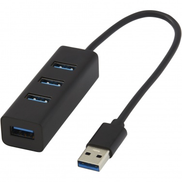 Logo trade mainoslahjat tuotekuva: ADAPT alumiininen USB 3.0-keskitin