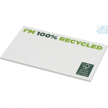 Logo trade mainoslahja kuva: Sticky-Mate® kierrätetyt tarralaput 127 x 75 mm