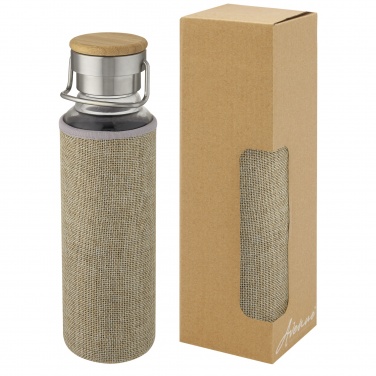 Logotrade liikelahja mainoslahja kuva: Thor 660 ml:n lasipullo neopreenisuojuksella