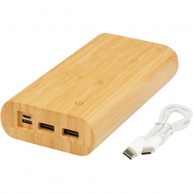 Logotrade mainostuotet kuva: Tulda-varavirtalähde, 20,000 mAh, bambua