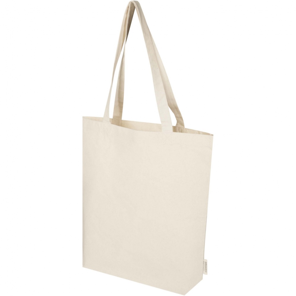 Logo trade mainostuotet tuotekuva: Orissa 180 g/m² organic wide bottom tote bag 11L