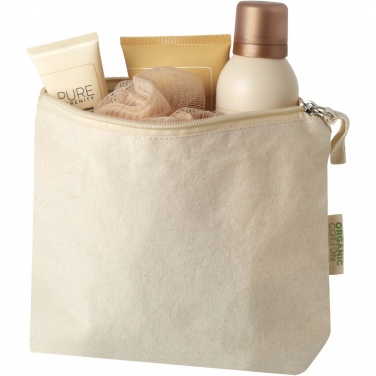 Logotrade mainoslahja tuotekuva: Orissa 180 g/m² organic toiletry bag 1L