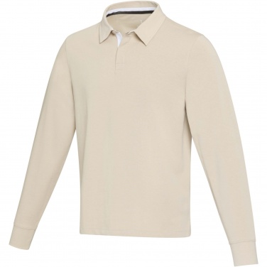 Logo trade mainoslahja ja liikelahja tuotekuva: Clyde unisex organic rugby polo sweatshirt