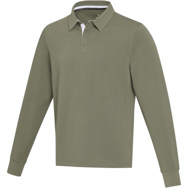 Logotrade mainoslahjat ja liikelahjat tuotekuva: Clyde unisex organic rugby polo sweatshirt