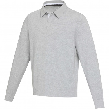 Logotrade liikelahja tuotekuva: Clyde unisex organic rugby polo sweatshirt