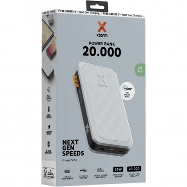 Logo trade mainoslahjat ja liikelahjat kuva: Xtorm FS520Fuel Series 20 000 mAh 35 W:n varavirtalähde