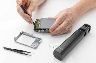 Logo trade mainoslahja ja liikelahja tuotekuva: Gear X tarkkuusruuvimeisselisetti 46 osainen RCS alumiinista