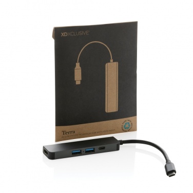 Logotrade liikelahjat kuva: Terra hub HDMI tulolla kierrätetystä alumiinista