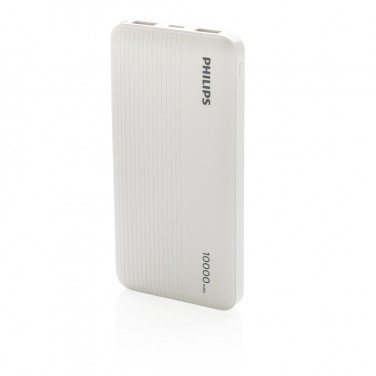 Logotrade mainoslahjat ja liikelahjat tuotekuva: Philips 10000mAh ohut varavirtalähde