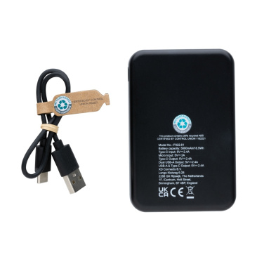 Logo trade liikelahjat tuotekuva: RCS 5000mAh varavirtalähde kierrätetystä muovista