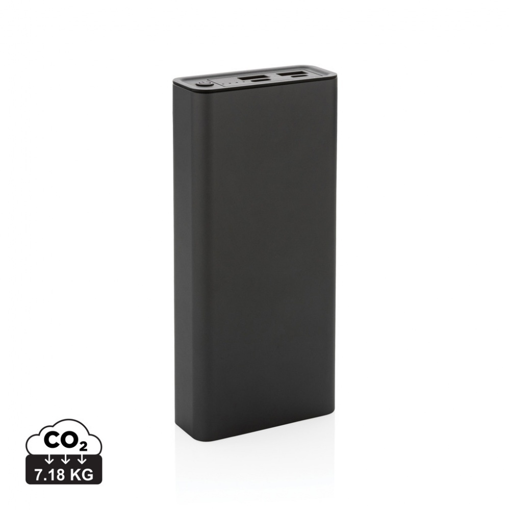 Logotrade mainoslahjat kuva: Terra RCS alumiininen 20w 20000mAh varavirtalähde