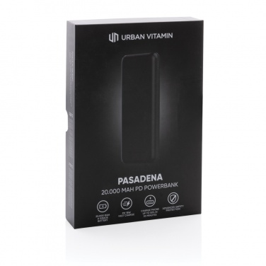 Logotrade mainoslahja ja liikelahja kuva: Urban Vitamin Pasadena 20000 mAh PD varavirtalähde