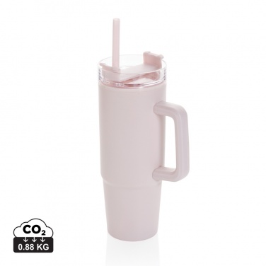 Logotrade liikelahja tuotekuva: Tana matkamuki kahvalla 90 ml RCS muovista