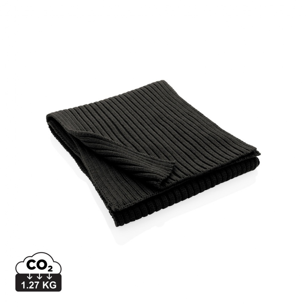 Logotrade mainoslahja tuotekuva: Impact AWARE™ Polylana®kudottu huivi 180x25cm